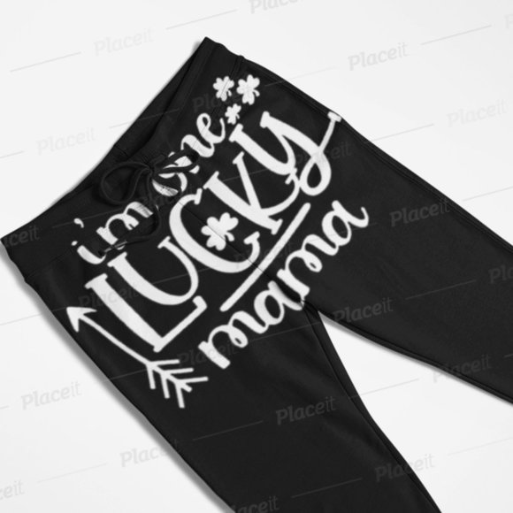 Lucky mama, Sweat pants, Weekender lounge pants, sweatpants - Picture 1 of 5